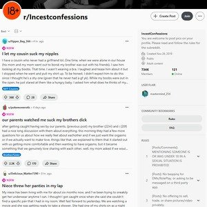Reddit Taboo Confessions