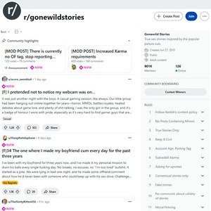 Reddit GoneWild Stories